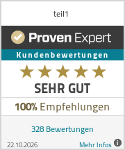 Erfahrungen & Bewertungen zu teil1 auf ProvenExpert